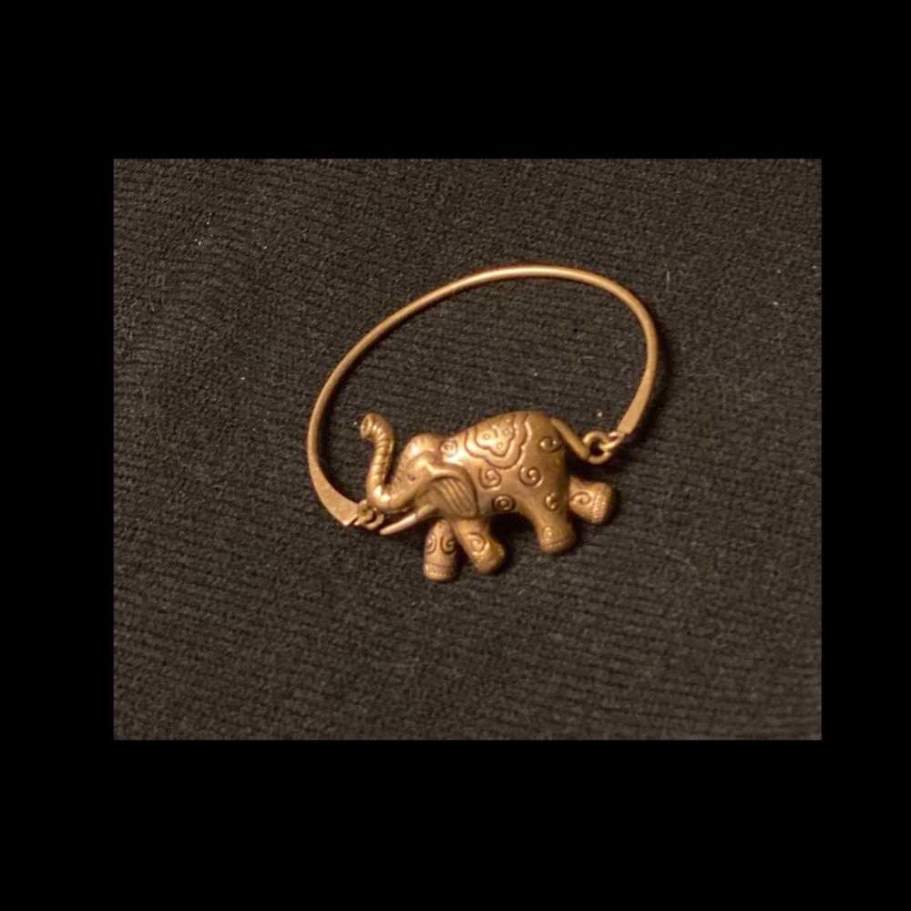 Gold Elephant Bracelet